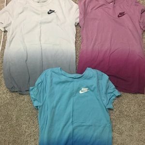 3 Nike Youth Gradient tshirts all size XL